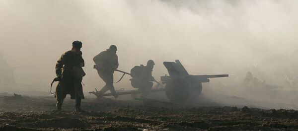 Штогадовае мерапрыемства Дзень артылерыста прайшло ў гісторыка-культурным комплексе Лінія Сталіна ў суботу, 17 лістапада. - Sputnik Беларусь