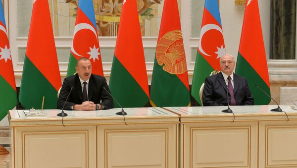 Встреча президентов Беларуси и Азербайджана Александра Лукашенко и Ильхама Алиева - Sputnik Беларусь