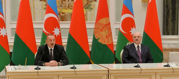 Встреча президентов Беларуси и Азербайджана Александра Лукашенко и Ильхама Алиева - Sputnik Беларусь