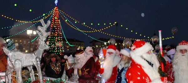 К новогодним праздникам на улицах Гродно появится около 40 новых видов светодиодных скульптур - Sputnik Беларусь