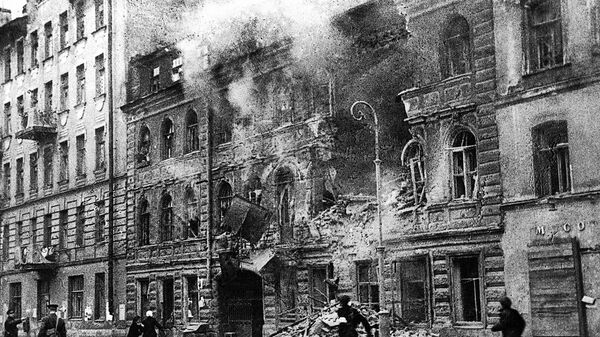 Ленинград во время артобстрела. 1 марта 1942 года - Sputnik Беларусь
