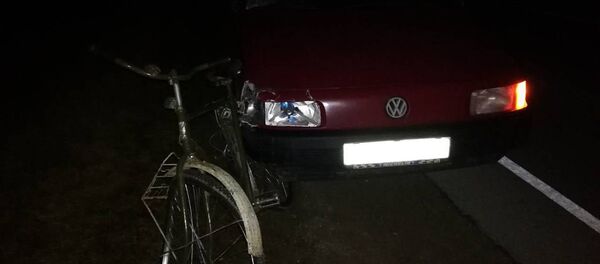 Место ДТП в Островецком районе - Sputnik Беларусь