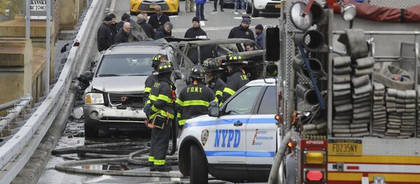 Последствия ДТП на Бруклинском мосту - Sputnik Беларусь