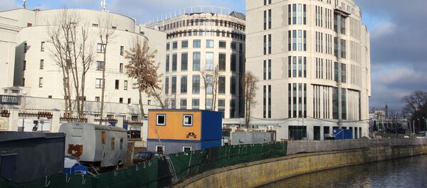 За прошедший год внешний вид здания экс-Кемпински почти не изменился - Sputnik Беларусь