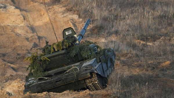 Танк Т-72Б3 на зборах - Sputnik Беларусь
