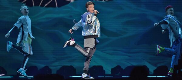 Даніэль Ястрэмскі на сцэне Еўрабачання Даніэль Ястрэмскі на сцэне Еўрабачання - Sputnik Беларусь