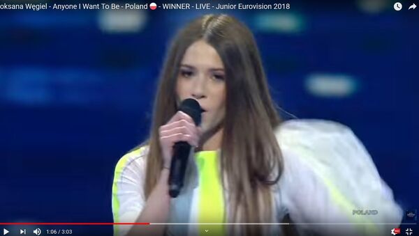 Выступление Роксаны Венгель на детском Евровидении - Sputnik Беларусь
