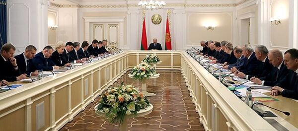 Совещание у президента Беларуси Александра Лукашенко - Sputnik Беларусь