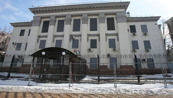 Здание посольства Российской Федерации в Киеве - Sputnik Беларусь
