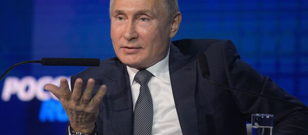 Президент РФ В. Путин Президент РФ В. Путин - Sputnik Беларусь