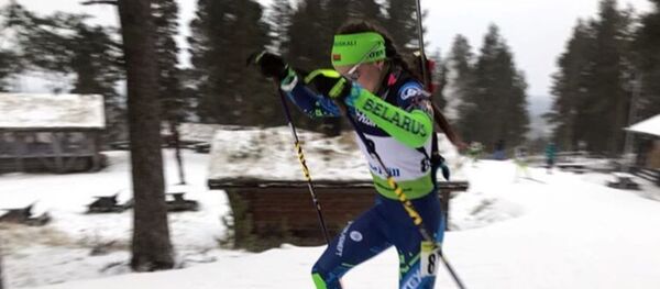 Беларуская біятланістка Ірына Кручынкіна  Беларуская біятланістка Ірына Кручынкіна  - Sputnik Беларусь