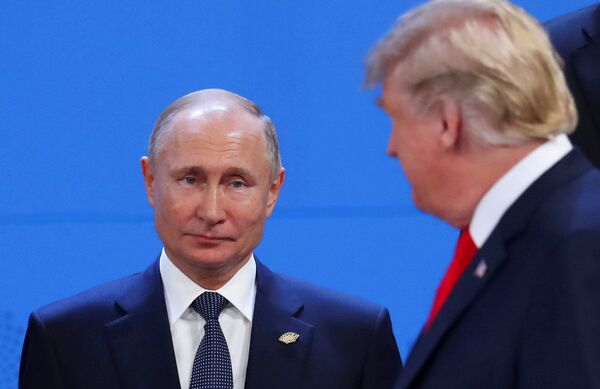 Путин и Трамп все-таки поздоровались на саммите G20, но не поговорили - Sputnik Беларусь