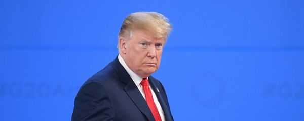 Президент США Дональд Трамп на церемонии встречи глав делегаций государств - участников Группы двадцати - Sputnik Беларусь