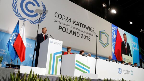 Анджей Дуда на пресс-конференции во время 24-й Конференции ООН по изменению климата (СОР24) - Sputnik Беларусь