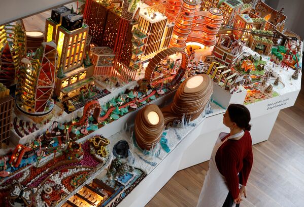 Выстава Gingerbread City адкрыецца ў лонданскім музеі V & A 8 снежня і будзе працаваць да 6 студзеня. - Sputnik Беларусь