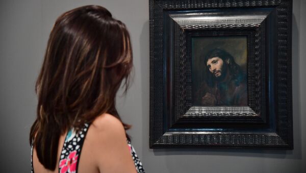 Картина Рембрандта Этюд головы юноши, выставленная на аукционе Sotheby's - Sputnik Беларусь