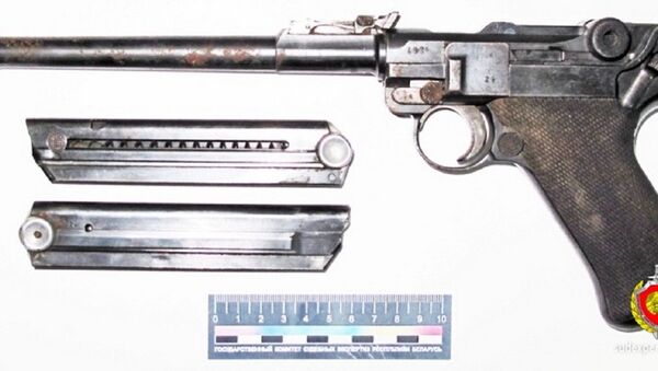 Luger Lange Pistole, найденный в Брестском университете - Sputnik Беларусь