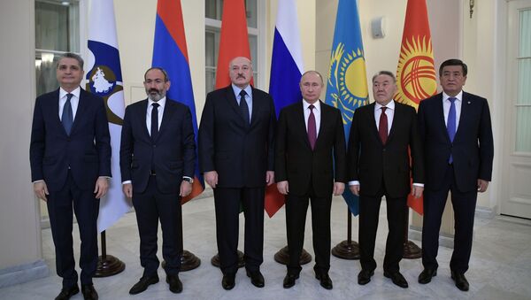 Главы делегаций государств-членов Высшего Евразийского экономического совета - Sputnik Беларусь