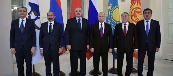 Главы делегаций государств-членов Высшего Евразийского экономического совета - Sputnik Беларусь