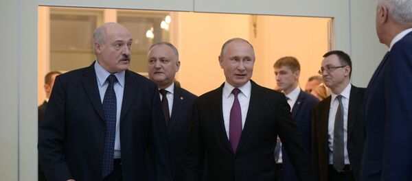 Президент России Владимир Путин и президент Беларуси Александр Лукашенко - Sputnik Беларусь