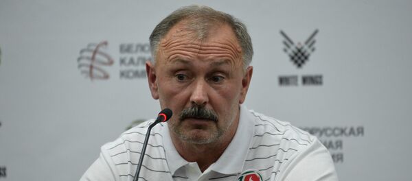 Главный тренер сборной Беларуси по футболу Игорь Криушенко - Sputnik Беларусь