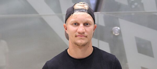 Игрок ХК Динамо-Минск Теему Пулккинен - Sputnik Беларусь