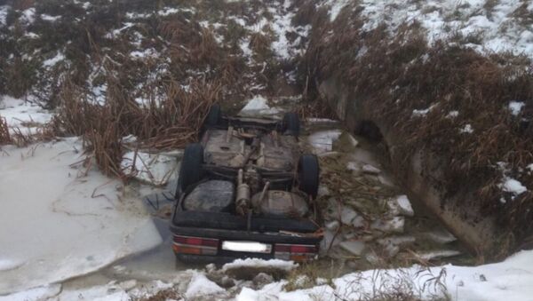 BMW в Жлобинском районе упала в мелиоративный канал, погибли 2 человека - Sputnik Беларусь