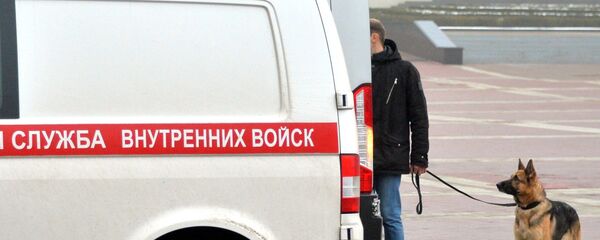 Автомобиль саперно-пиротехнической группы внутренних войск - Sputnik Беларусь