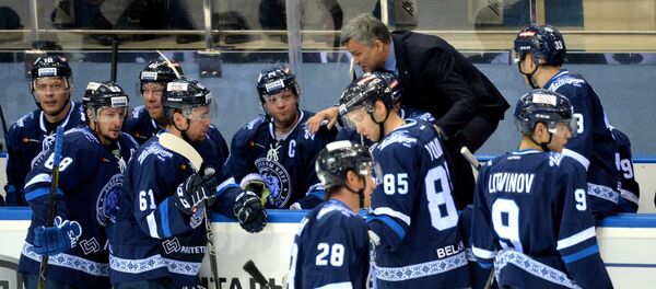 Хоккеисты минского Динамо - Sputnik Беларусь