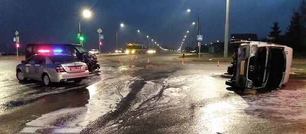 ДТП с участием маршрутки в Гродно - Sputnik Беларусь