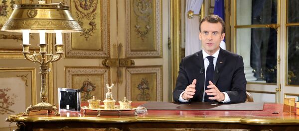 Президент Франции Эммануэль Макрон - Sputnik Беларусь
