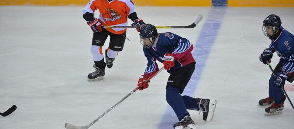 Николай Лукашенко, выступающий за Грифонов - Sputnik Беларусь