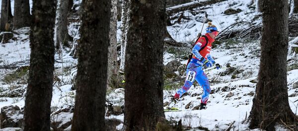 Маргарита Васильева (Россия) на дистанции гонки преследования среди женщин - Sputnik Беларусь