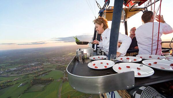 Ресторан Culiair на воздушном шаре в Нидерландах - Sputnik Беларусь
