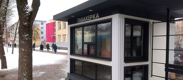 Некоторые жители города города считают киоски довольно стильными - Sputnik Беларусь