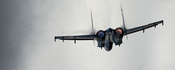Самолет Су-27, архивное фото Самолет Су-27, архивное фото - Sputnik Беларусь