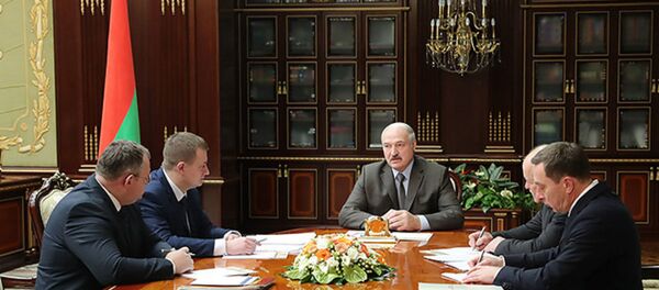 Президент Беларуси Александр Лукашенко заслушал доклад об окончательных вариантах проектов Налогового кодекса и закона о бюджете Республики Беларусь на 2019 год - Sputnik Беларусь