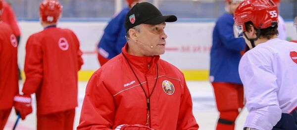 Галоўны трэнер зборнай Беларусі па хакеі Андрэй Сідарэнка - Sputnik Беларусь
