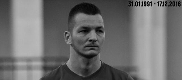 Вратарь ФК Витебск Андрей Щербаков Вратарь ФК Витебск Андрей Щербаков - Sputnik Беларусь