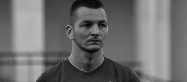 Голкипер Витебска Андрей Щербаков - Sputnik Беларусь