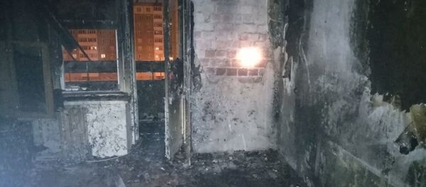 Пожар в многоэтажном доме в Солигорске - Sputnik Беларусь