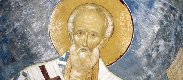Фреска русского иконописца Дионисия Святитель Николай Мирликийский (Чудотворец) - Sputnik Беларусь