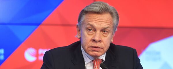 Председатель комиссии Совета Федерации РФ по информационной политике Алексей Пушков Председатель комиссии Совета Федерации РФ по информационной политике Алексей Пушков - Sputnik Беларусь