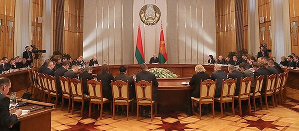 Встреча Александра Лукашенко с активом Минска - Sputnik Беларусь