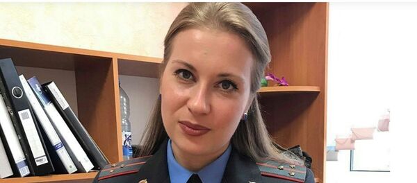 Официальный представитель ГУВД Мингорисполкома Александра Попова - Sputnik Беларусь