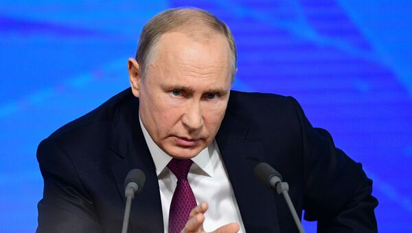 Ежегодная большая пресс-конференция президента РФ В. Путина - Sputnik Беларусь