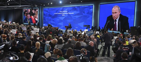 Большая пресс-конференция Путина  - Sputnik Беларусь