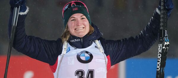 Марте Олсбю выиграла спринт в Нове-Место - Sputnik Беларусь