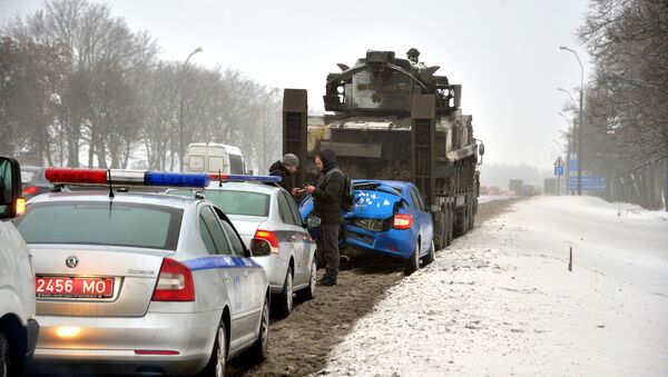 Массовое ДТП произошло на брестской трассе в субботу - Sputnik Беларусь
