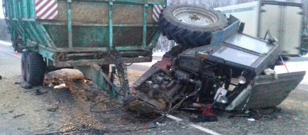 Место ДТП под Мозырем - Sputnik Беларусь